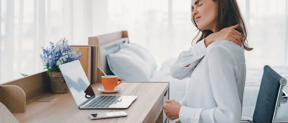 Personal Injury Woman At Desk